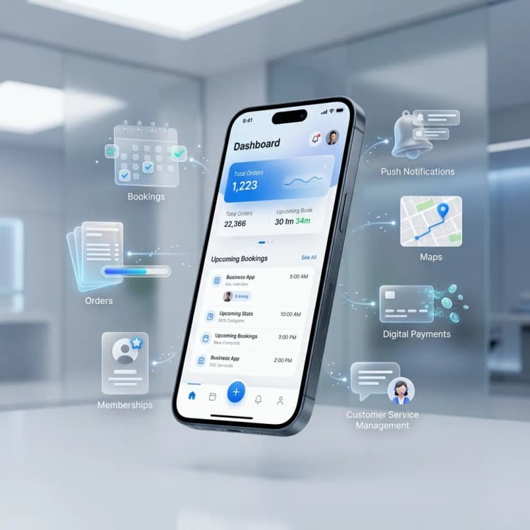 تطوير تطبيقات الجوال للأعمال والخدمات