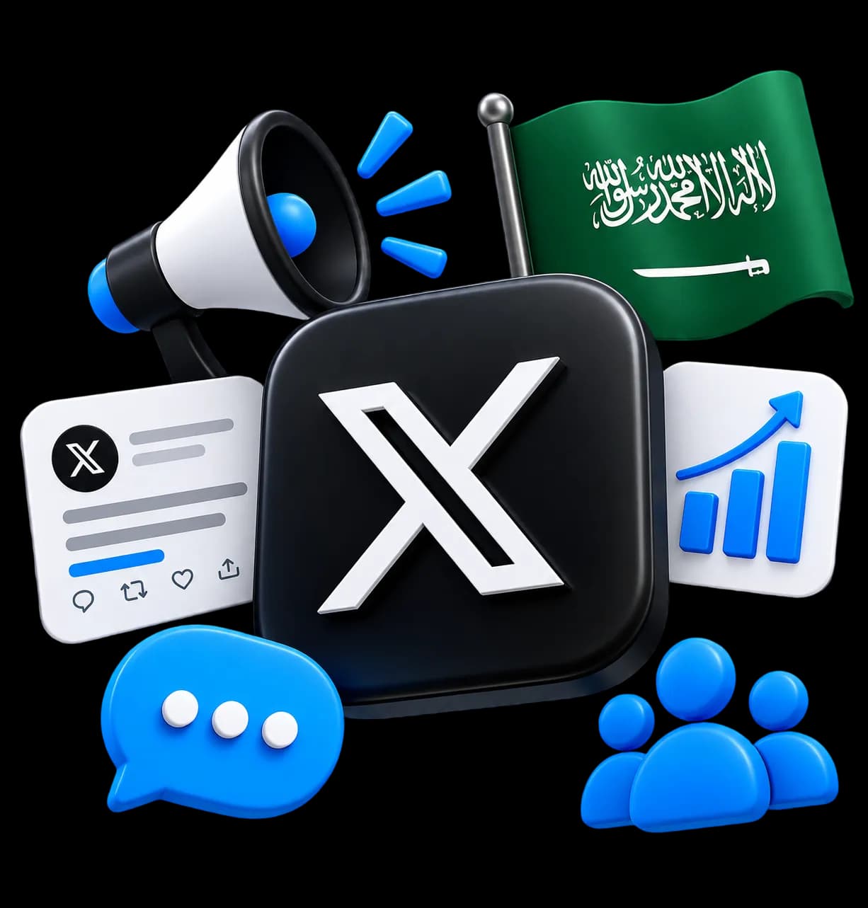 إعلانات X تويتر في السعودية - إدارة الحملات الإعلانية