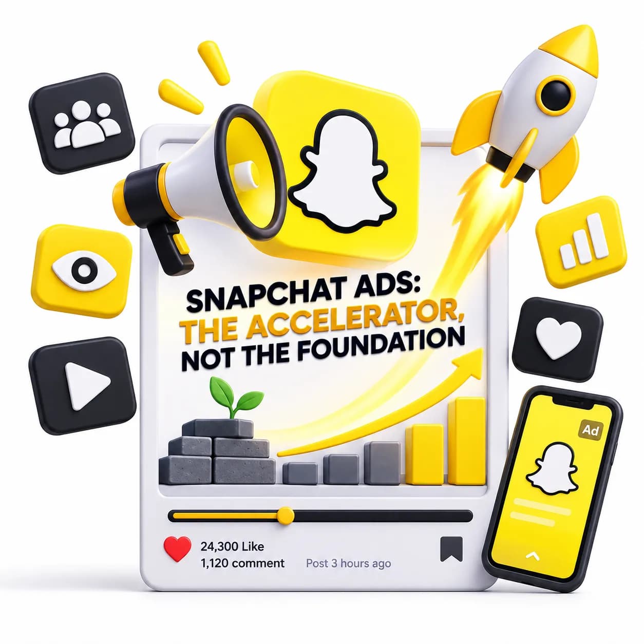 إعلانات سناب شات وحملات الوصول المسرّع