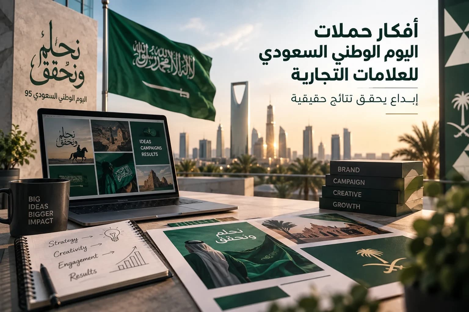 أفكار حملات اليوم الوطني السعودي للعلامات التجارية: إبداع يحقق نتائج حقيقية