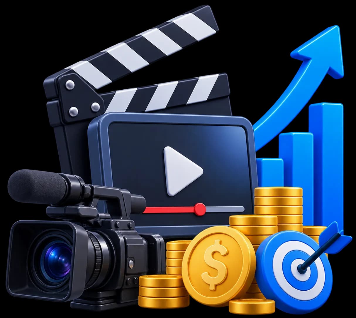 إنتاج فيديو إعلاني احترافي