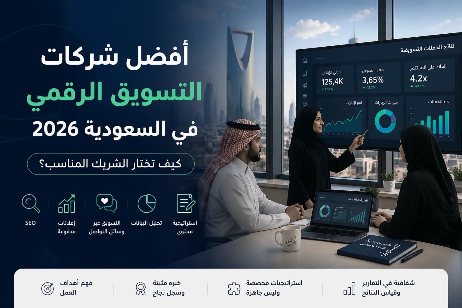 أفضل شركات التسويق الرقمي في السعودية 2026: كيف تختار الشريك المناسب